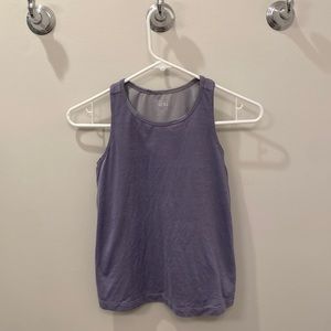 Athleta Girl tank top and legging set grey camo